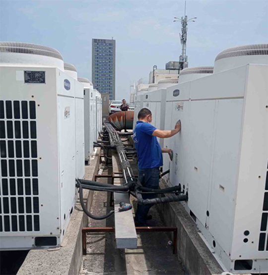 集美中央空调制热和不制冷系统维修方法